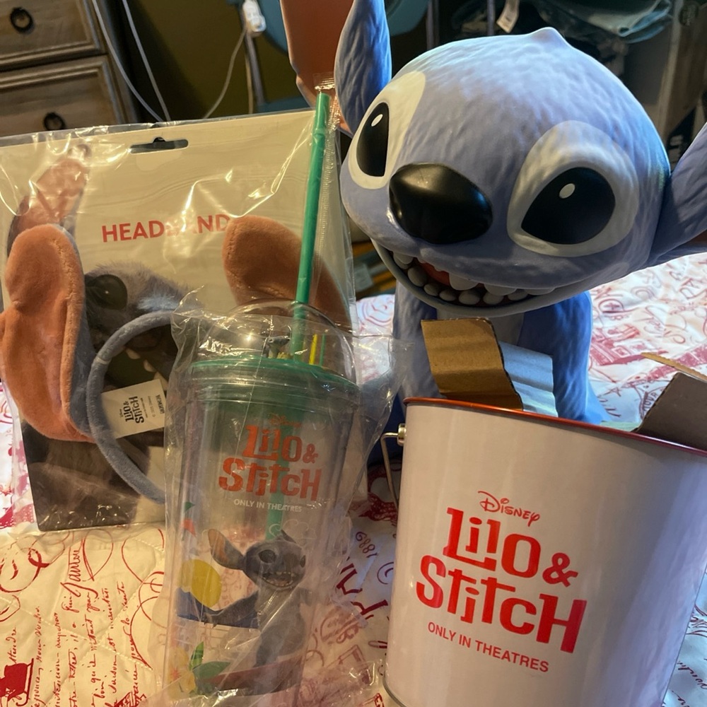 Lilo & Stitch  movie theater combo! , with Cup and Headband!